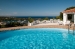 Outdoor pool with Porto Cervo marina view