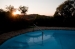 Pool at sunset