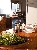 The dining outdoor table